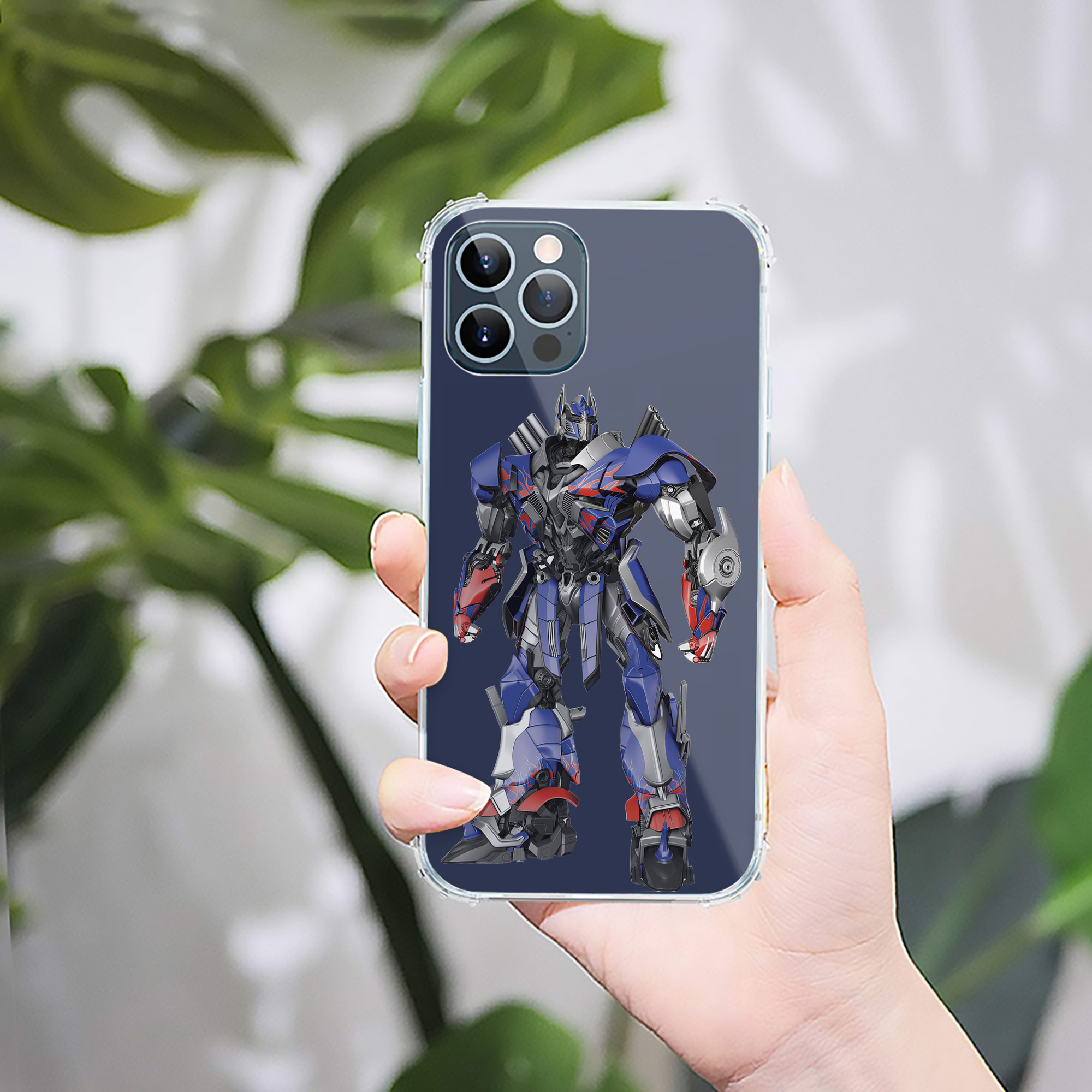（画像用） Transformers トランスフォーマー 【iPhone 12シリーズ対応】透明スマホケース（クリアソフトケース）